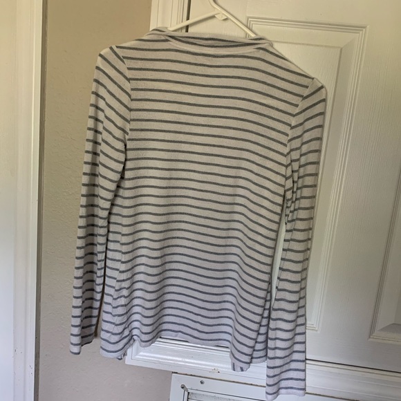 Mix by 41 Hawthorn striped open front cardigan XS - Picture 2 of 4